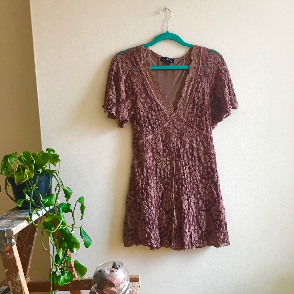 Vintage Lacey Tunic Dress